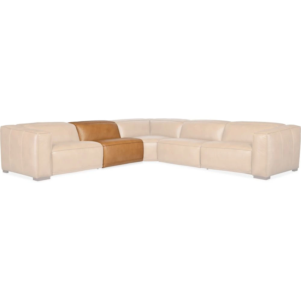 Fresco 6 Seat Sectional 4-Power Recline & Power Headrest - Brown 8 Fresco 6 Seat Sectional 4-Power Recline & Power Headrest - Brown - Image 6