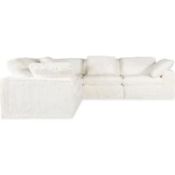 Barefoot 5-Seat Sectional - White -France and Son Store ss410 5pc 410 side silo bcc97dfa 6898 4c84 91fc 9a61e951c4db