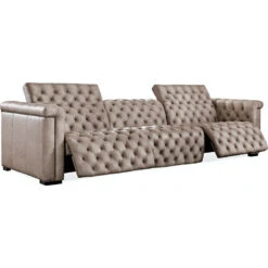 Apollo Power Recliner Sofa W/ Power Headrest - Taupe