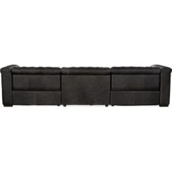 Apollo Power Recliner Sofa W/ Power Headrest - Black -France and Son Store ss434 gp3 096 back silo