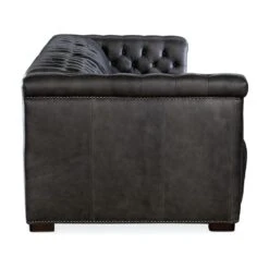 Apollo Power Recliner Sofa W/ Power Headrest - Black -France and Son Store ss434 gp3 096 side silo