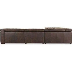 Savion Deux 5 Seat Sectional With Three Power Recliners And Six Power Headrests - Brown -France and Son Store ss435 5pc3 089 back silo2 52959490 3045 4b39 a29d f323c384a0a7