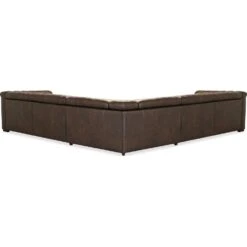 Savion Deux 5 Seat Sectional With Three Power Recliners And Six Power Headrests - Brown -France and Son Store ss435 5pc3 089 back silo 4ae4178f 4d96 47f8 b384 f74ac2939f28
