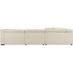 Savion Deux 5 Seat Sectional With Three Power Recliners And Six Power Headrests - Beige -France and Son Store ss435 5pc3 414 back silo2 09623acc 093f 47aa 94d3 7ccbda32ea39