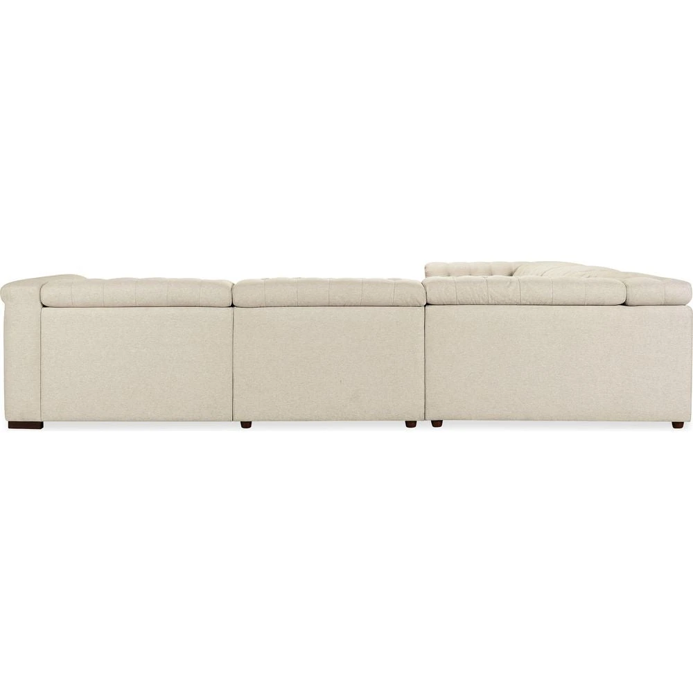 Savion Deux 5 Seat Sectional With Four Power Recliners And Six Power Headrests - Beige 6 Savion Deux 5 Seat Sectional With Four Power Recliners And Six Power Headrests - Beige - Image 4