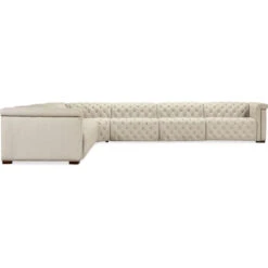 Savion Deux 6 Seat Sectional With Three Power Recliners And Seven Power Headrests - Beige 9 Savion Deux 6 Seat Sectional With Three Power Recliners And Seven Power Headrests - Beige -France and Son Store ss435 6pc3 414 side silo f8763add f0cc 422f bd2f 7b332b9e195f