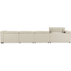 Savion Deux 6 Seat Sectional With Four Power Recliners And Seven Power Headrests - Beige -France and Son Store ss435 6pc4 414 back open silo 33b517c3 022c 46ba ac13 cc183df7d565
