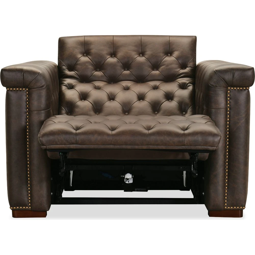 Savion Deux Power Recliner With Power Headrest - Brown 8 Savion Deux Power Recliner With Power Headrest - Brown - Image 6