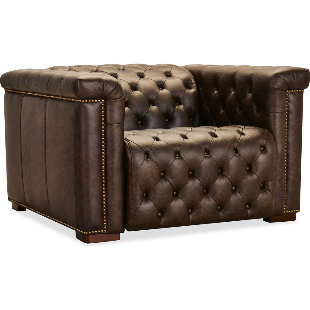 Savion Deux Power Recliner With Power Headrest - Brown 3 Savion Deux Power Recliner With Power Headrest - Brown