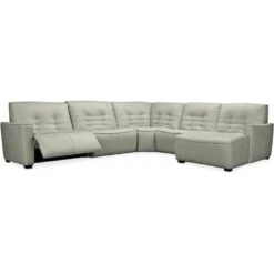 Reaux 5 - Piece Chaise Sectional With 2 Power Recliners