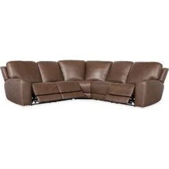 Torres 5 Piece Sectional With Power Recline & Power Headrest (Configuration 2) - Dark Brown -France and Son Store ss640 5pc3 088 open silo f3141f9a aa90 430b 8feb c2bfdd12d37f