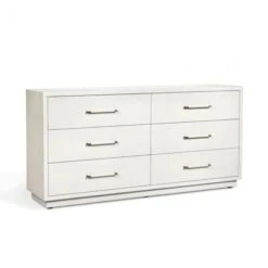 Taylor 6 Drawer Chest - White -France and Son Store taylor 6 drawer chest white 188134 1