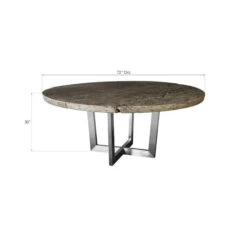 Salsa Round Dining Table -France and Son Store th86250 dim
