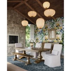 Trestle Dining Bench In Straw Wash -France and Son Store trestle extension table qs 004 5 3698e559 4022 4d08 900b a8137b8f4924