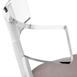 Seraphina Acrylic Klismos Chair - Clear -France and Son Store tristan acrylic klismos chair 145067 d140e419 7214 42ba ad46 a5aec5e740ea