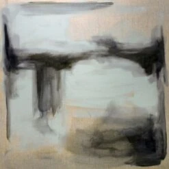 Blue And Black Abstract