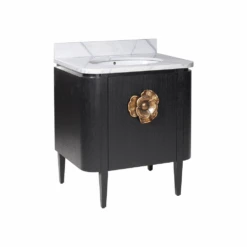 Briallen 30" Black Vanity With Oval Undermount Sink -France and Son Store xtdksjwh3dasoi7fjr8s